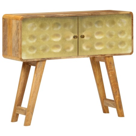 vidaXL Aparador de madera maciza de mango 90x30x77 cm