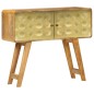 vidaXL Aparador de madera maciza de mango 90x30x77 cm