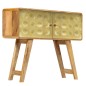 vidaXL Aparador de madera maciza de mango 90x30x77 cm