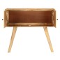 vidaXL Aparador de madera maciza de mango 90x30x77 cm