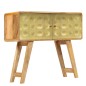 vidaXL Aparador de madera maciza de mango 90x30x77 cm