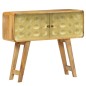 vidaXL Aparador de madera maciza de mango 90x30x77 cm