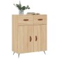 vidaXL Aparador de madera de ingeniería roble Sonoma 69,5x34x90 cm vidaXL Aparador de madera de ingeniería roble Sonoma 69,5x34x90 cm