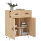 vidaXL Aparador de madera de ingeniería roble Sonoma 69,5x34x90 cm vidaXL Aparador de madera de ingeniería roble Sonoma 69,5x34x90 cm