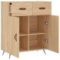 vidaXL Aparador de madera de ingeniería roble Sonoma 69,5x34x90 cm vidaXL Aparador de madera de ingeniería roble Sonoma 69,5x34x90 cm