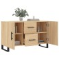 vidaXL Aparador de madera de ingeniería roble Sonoma 100x36x60 cm vidaXL Aparador de madera de ingeniería roble Sonoma 100x36x60 cm