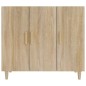 vidaXL Aparador de madera de ingeniería roble Sonoma 90x34x80 cm vidaXL Aparador de madera de ingeniería roble Sonoma 90x34x80 cm