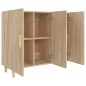 vidaXL Aparador de madera de ingeniería roble Sonoma 90x34x80 cm vidaXL Aparador de madera de ingeniería roble Sonoma 90x34x80 cm