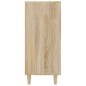 vidaXL Aparador de madera de ingeniería roble Sonoma 90x34x80 cm vidaXL Aparador de madera de ingeniería roble Sonoma 90x34x80 cm