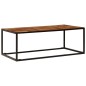 vidaXL Mesa de centro 110x60x40 cm madera maciza de acacia y acero