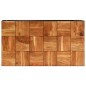 vidaXL Mesa de centro 110x60x40 cm madera maciza de acacia y acero