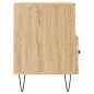 vidaXL Mueble para TV madera contrachapada roble ahumado 80x36x50 cm