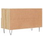 vidaXL Mueble para TV madera contrachapada roble ahumado 80x36x50 cm