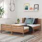 vidaXL Estructura de cama madera de teca maciza 140x200 cm vidaXL Estructura de cama madera de teca maciza 140x200 cm