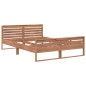 vidaXL Estructura de cama madera de teca maciza 140x200 cm vidaXL Estructura de cama madera de teca maciza 140x200 cm