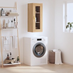 vidaXL Armario de pared roble Sonoma 34,5x34x90 cm