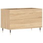 vidaXL Mueble discos madera contrachapada roble Sonoma 74,5x38x48 cm vidaXL Mueble discos madera contrachapada roble Sonoma 74,5x38x48 cm