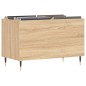 vidaXL Mueble discos madera contrachapada roble Sonoma 74,5x38x48 cm vidaXL Mueble discos madera contrachapada roble Sonoma 74,5x38x48 cm