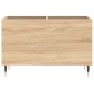 vidaXL Mueble discos madera contrachapada roble Sonoma 74,5x38x48 cm vidaXL Mueble discos madera contrachapada roble Sonoma 74,5x38x48 cm