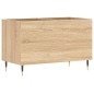 vidaXL Mueble discos madera contrachapada roble Sonoma 74,5x38x48 cm vidaXL Mueble discos madera contrachapada roble Sonoma 74,5x38x48 cm