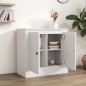 vidaXL Aparador madera contrachapada blanco brillante 70x35,5x67,5 cm vidaXL Aparador madera contrachapada blanco brillante 70x35,5x67,5 cm