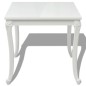 vidaXL Mesa de comedor 80x80x76 cm blanco brillante vidaXL Mesa de comedor 80x80x76 cm blanco brillante