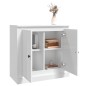 vidaXL Aparador madera contrachapada blanco brillante 70x35,5x67,5 cm vidaXL Aparador madera contrachapada blanco brillante 70x35,5x67,5 cm