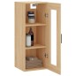 vidaXL Armario de pared roble Sonoma 34,5x34x90 cm vidaXL Armario de pared roble Sonoma 34,5x34x90 cm