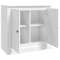vidaXL Aparador madera contrachapada blanco brillante 70x35,5x67,5 cm vidaXL Aparador madera contrachapada blanco brillante 70x35,5x67,5 cm