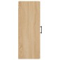 vidaXL Armario de pared roble Sonoma 34,5x34x90 cm vidaXL Armario de pared roble Sonoma 34,5x34x90 cm