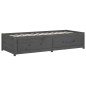 vidaXL Sofá cama madera maciza de pino gris 90x200 cm vidaXL Sofá cama madera maciza de pino gris 90x200 cm