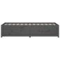 vidaXL Sofá cama madera maciza de pino gris 90x200 cm vidaXL Sofá cama madera maciza de pino gris 90x200 cm