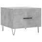 vidaXL Mesa de centro madera de ingeniería gris hormigón 50x50x40 cm vidaXL Mesa de centro madera de ingeniería gris hormigón 50x50x40 cm