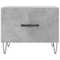 vidaXL Mesa de centro madera de ingeniería gris hormigón 50x50x40 cm vidaXL Mesa de centro madera de ingeniería gris hormigón 50x50x40 cm