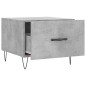 vidaXL Mesa de centro madera de ingeniería gris hormigón 50x50x40 cm vidaXL Mesa de centro madera de ingeniería gris hormigón 50x50x40 cm