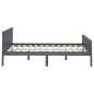 vidaXL Estructura de cama madera maciza de pino gris 140x200 cm vidaXL Estructura de cama madera maciza de pino gris 140x200 cm