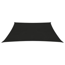 vidaXL Toldo de vela HDPE negro 160 g/m² 4,5x4,5 m