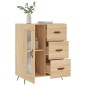 vidaXL Aparador de madera de ingeniería roble Sonoma 69,5x34x90 cm vidaXL Aparador de madera de ingeniería roble Sonoma 69,5x34x90 cm