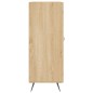 vidaXL Aparador de madera de ingeniería roble Sonoma 69,5x34x90 cm vidaXL Aparador de madera de ingeniería roble Sonoma 69,5x34x90 cm