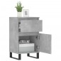 vidaXL Aparador madera de ingeniería gris hormigón 40x35x70 cm vidaXL Aparador madera de ingeniería gris hormigón 40x35x70 cm