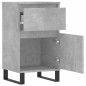 vidaXL Aparador madera de ingeniería gris hormigón 40x35x70 cm vidaXL Aparador madera de ingeniería gris hormigón 40x35x70 cm