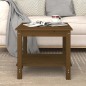 vidaXL Mesa de centro madera maciza de pino marrón miel 50x50x45 cm vidaXL Mesa de centro madera maciza de pino marrón miel 50x50x45 cm
