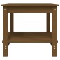 vidaXL Mesa de centro madera maciza de pino marrón miel 50x50x45 cm vidaXL Mesa de centro madera maciza de pino marrón miel 50x50x45 cm