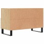 vidaXL Mueble para TV madera contrachapada roble ahumado 80x36x50 cm