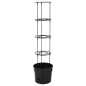 vidaXL Macetero para tomates polipropileno antracita Ø29,5x115 cm vidaXL Macetero para tomates polipropileno antracita Ø29,5x115 cm