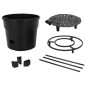 vidaXL Macetero para tomates polipropileno antracita Ø29,5x115 cm vidaXL Macetero para tomates polipropileno antracita Ø29,5x115 cm