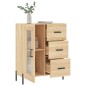 vidaXL Aparador de madera de ingeniería roble Sonoma 69,5x34x90 cm vidaXL Aparador de madera de ingeniería roble Sonoma 69,5x34x90 cm