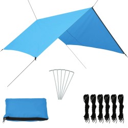 vidaXL Lona de exterior azul 3x2,85 m