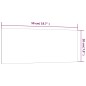 vidaXL Pizarra magnética de pared vidrio templado blanco 50x20 cm