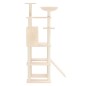 vidaXL Rascador para gatos con postes de sisal crema 166 cm vidaXL Rascador para gatos con postes de sisal crema 166 cm